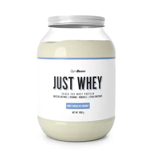 Just Whey fehérje - 1000 g - fehércsoki kókusz - GymBeam - 