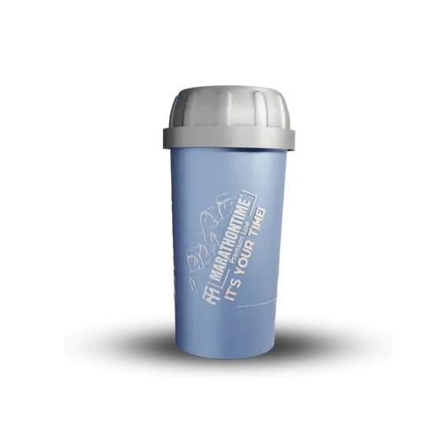 Shaker kék - ezüst 350 ml - The Nature - Marathontime - 