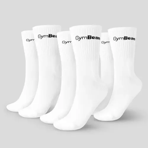 3/4 Socks 3Pack zokni fehér - (XL/XXL) - GymBeam - 