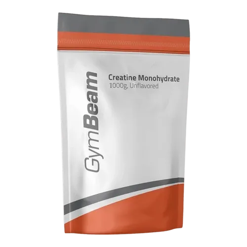 100% kreatin-monohidrát - ízesítetlen - 1000g - GymBeam - 