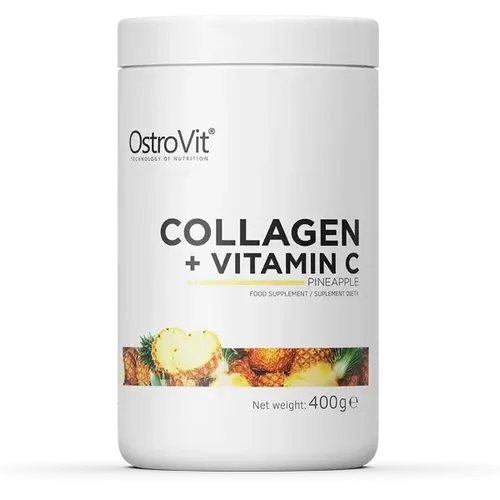 Kollagén + C-vitamin - ananász - 400 g - OstroVit - 