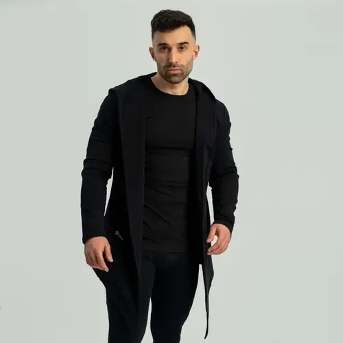 Kapucnis kardigán Black - (M) - STRIX - 
