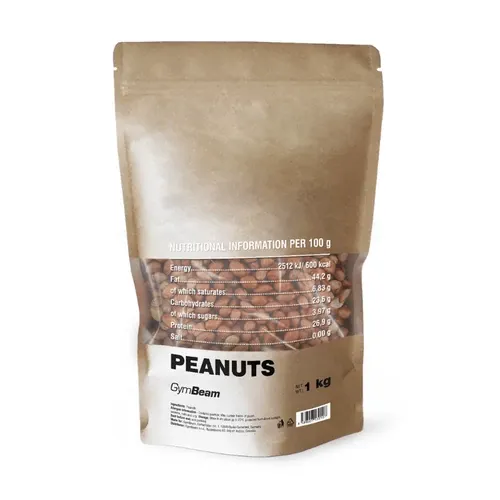 RAW földimogyoró - 1000 g - GymBeam - 