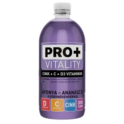 PRO+ Vitality áfonya ananász 750 ml  - 