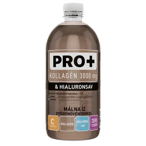 PRO+ Kollagén + Hialuronsav málna 750 ml - 