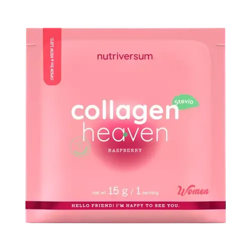 Collagen Heaven - 15 g - málna steviával - Nutriversum - 