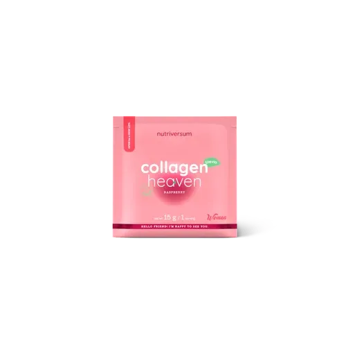 Collagen Heaven kollagén por - 15 g - málna steviával - Nutriversum - 