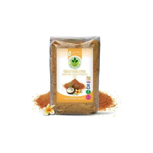 Kókuszvirág cukor, finomítatlan, természetes édesítő - 250g - Natur Tanya - 