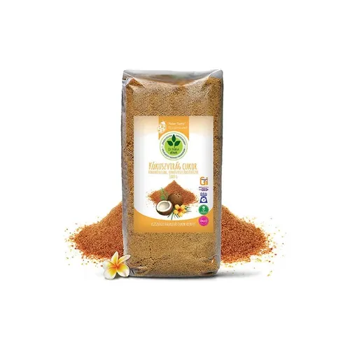 Kókuszvirág cukor, finomítatlan, természetes édesítő - 1000g - Natur Tanya - 