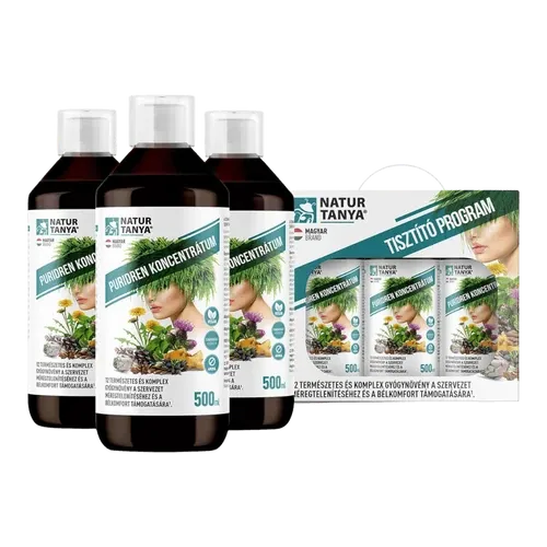 60 napos Tisztító Program - 3x 500 ml - Natur Tanya - 