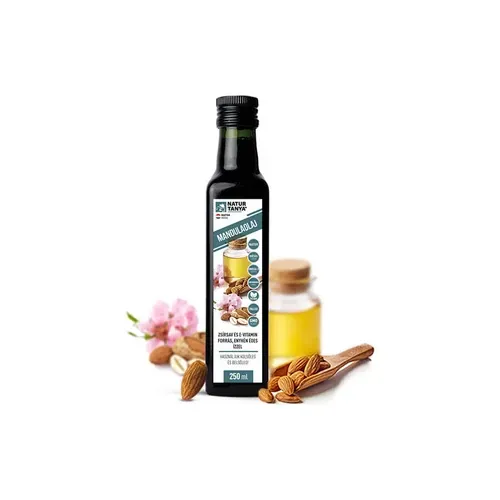 Mandulaolaj hidegsajtolással - Prémium minőség - 250 ml - Natur Tanya - 