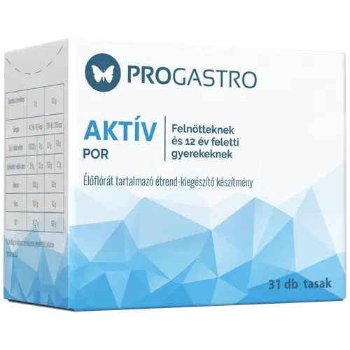 ProGastro AKTÍV - Élőflórát tartalmazó étrend-kiegészítő készítmény (31 db tasak) - 