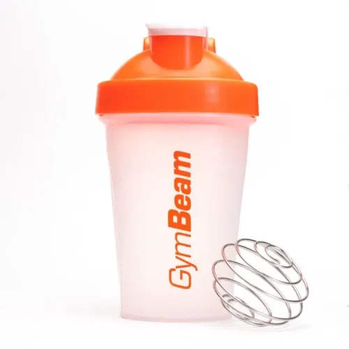 Shaker Blend Bottle átlátszó-narancssárga 400 ml - GymBeam - 
