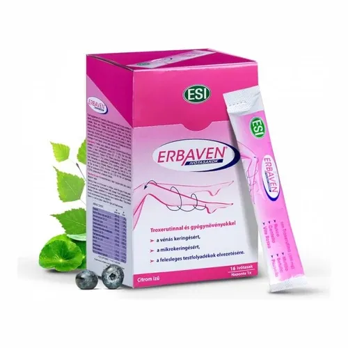 ERBAVEN ivótasakok - lábödémákra szakosodva - 16x20ml tasak - ESI - 