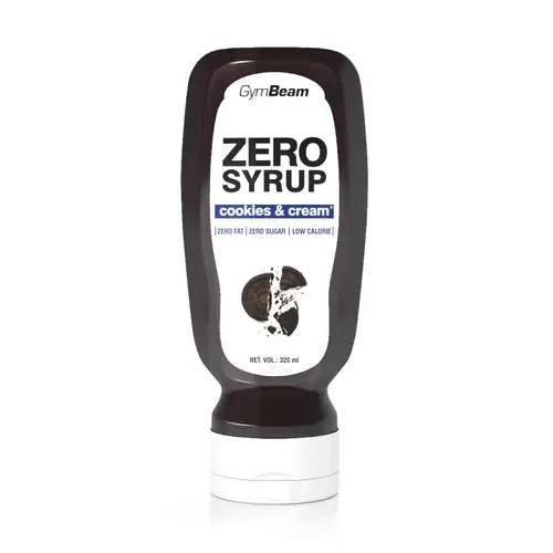ZERO Cookies &amp; Cream szirup - 320 ml - GymBeam - 