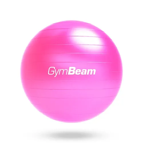 Fitball fitness labda 65 cm - fényes rózsaszín - GymBeam - 