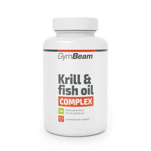 Krill- és halolaj komplex - 90 kapszula - GymBeam - 