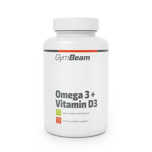 Omega 3 + D3-vitamin - 90 kapszula - GymBeam - 