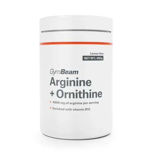 Arginin + Ornitin citrom-lime - 420 g - GymBeam - 
