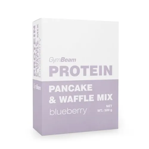 Protein Pancake & Waffle Mix - 500 g - fekete áfonya - GymBeam - 