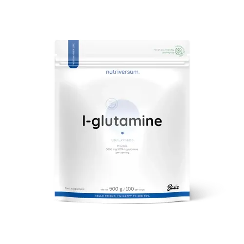 100% L-Glutamine - 500 g - Nutriversum - 