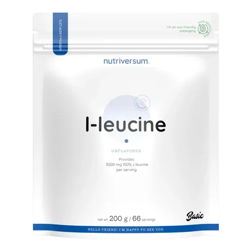 L-Leucine Powder - 200 g - Nutriversum - 