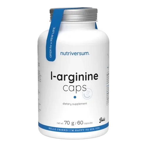 L-Arginine Caps - 60 kapszula - Nutriversum - 