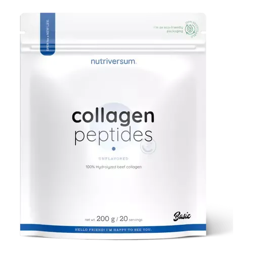 Collagen Peptides marhakollagén peptid por - 200 g - Nutriversum - 