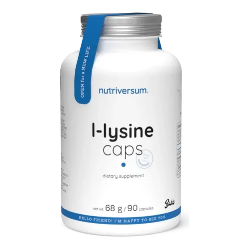 L-Lysine lizin - 90 kapszula - Nutriversum - 