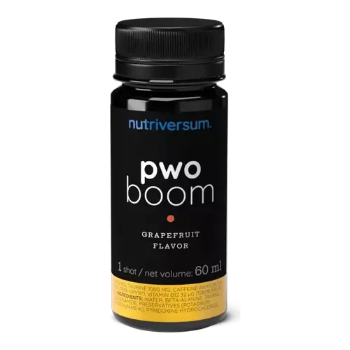 PWO Boom - 60ml - grapefuit - Nutriversum - 