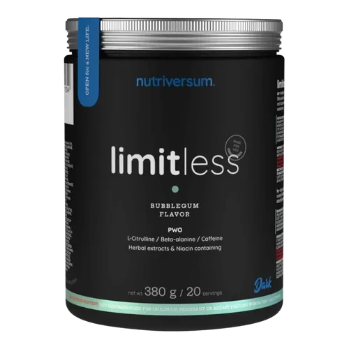 Limitless PWO - 380 g - rágógumi - Nutriversum - 