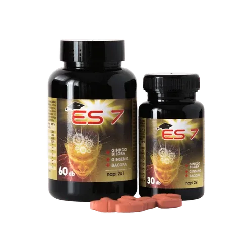 ES7 agyserkentő tabletta (30db) - javítja a memóriát, az emlékezőképességet