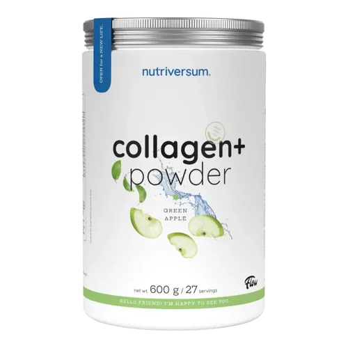 Collagen+ Powder - 600 g - zöld alma - Nutriversum - 