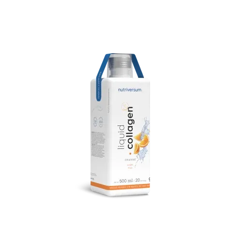 Collagen liquid Sugar Free - 500 ml - narancs - Nutriversum - 