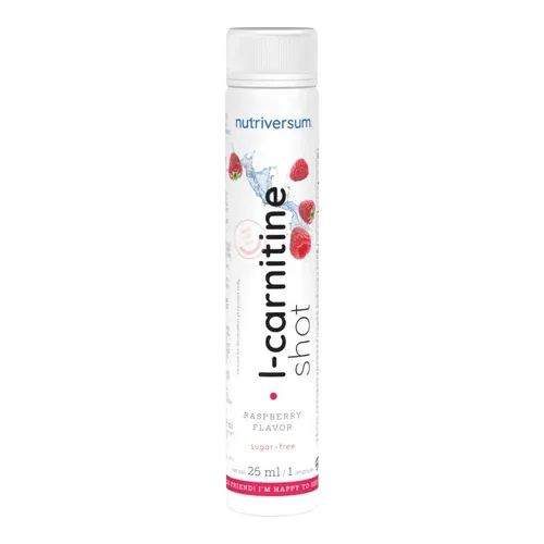 L-Carnitine shot 25 ml - málna - Nutriversum - 