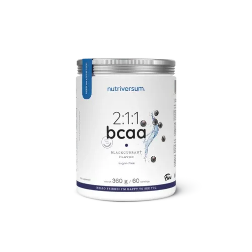 2:1:1 BCAA Sugar Free - 360 g - fekete ribizli - Nutriversum - 