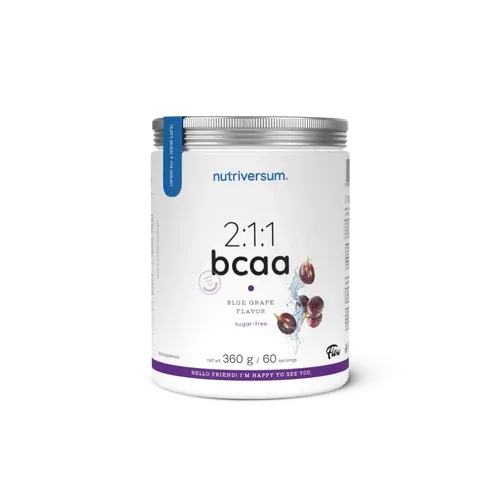 2:1:1 BCAA Sugar Free - 360 g - kékszőlő - Nutriversum - 