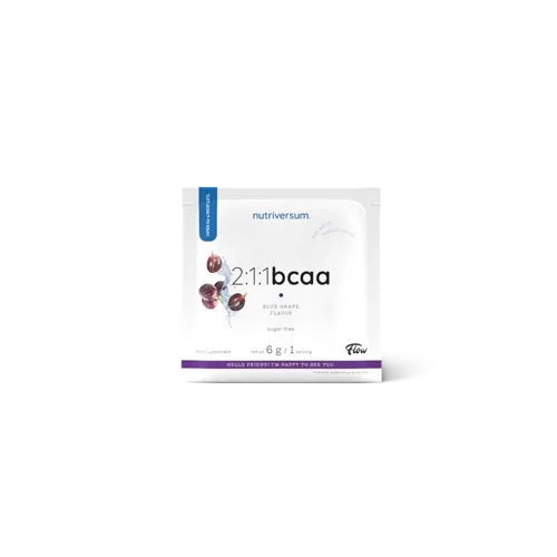 2:1:1 BCAA Sugar Free - 6 g - kékszőlő - Nutriversum - 