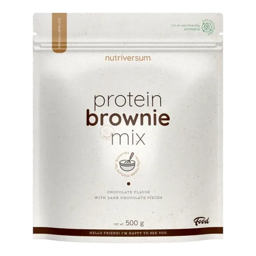 Protein Brownie Mix - 500 g - Nutriversum - 