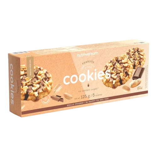 Cookies mogyorós keksz - 125 g - Nutriversum - 