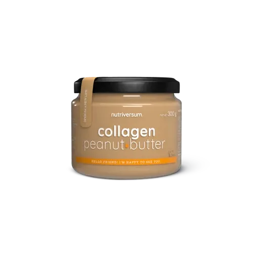 Collagen Peanut Butter - 300 g - natúr - Nutriversum - 