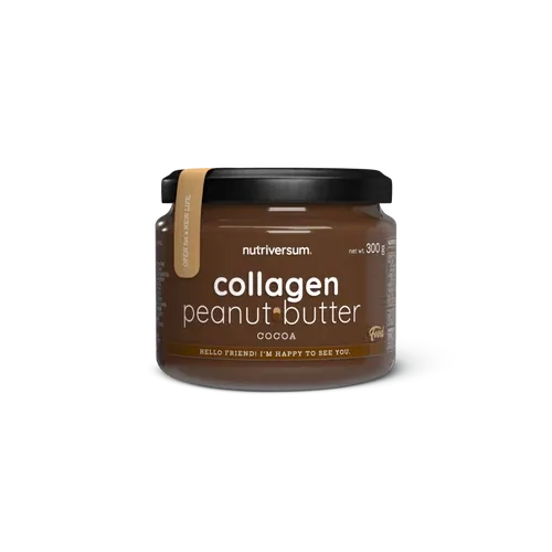 Collagen Peanut Butter - 300 g - kakaó - Nutriversum - 