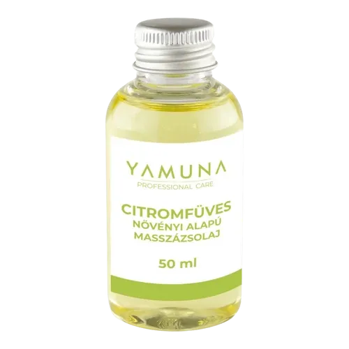 Citromfüves növényi alapú masszázsolaj - 50ml - színezék-, parabén- és paraffin mentes