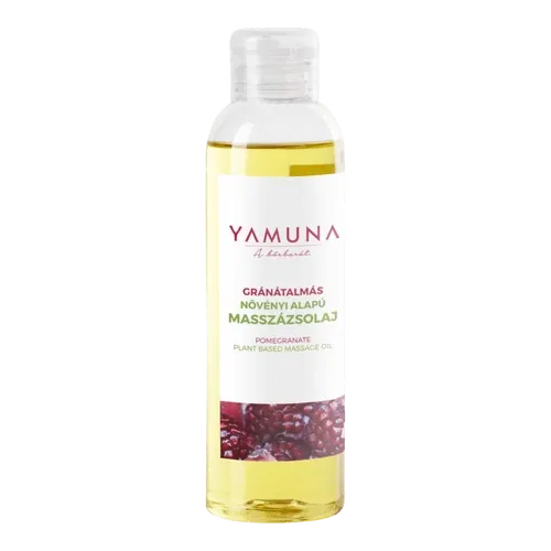 Gránátalmás növényi alapú masszázsolaj - 250ml - színezék-, parabén- és paraffin mentes