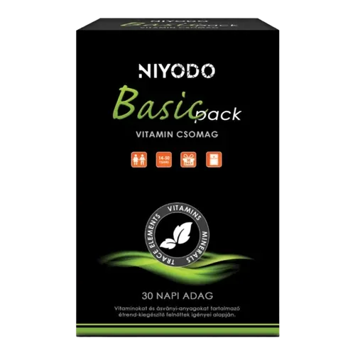 BASIC pack - Vitamincsomag - NIYODO - minden létfontosságú vitamin és ásványi anyag