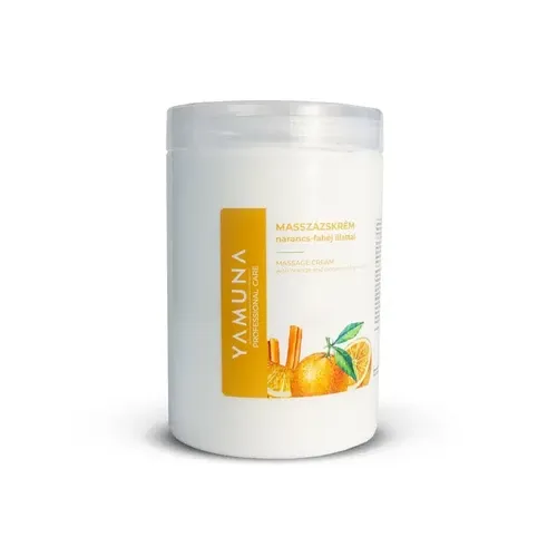 Masszázskrém narancs-fahéj illattal - 1000ml - színezék-, parabén- és paraffin mentes