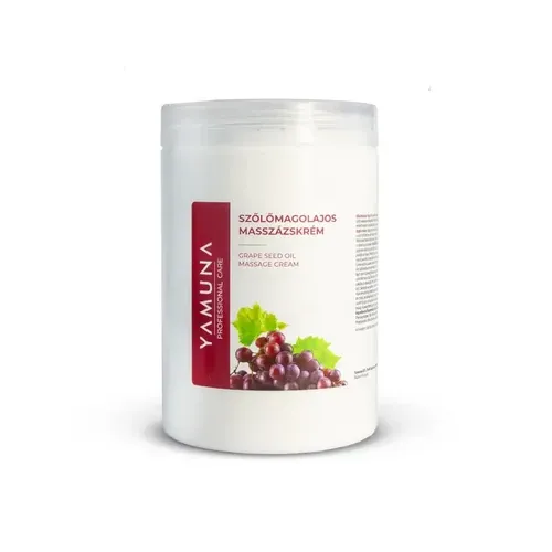 Szőlőmagolajos masszázskrém 1000ml - színezék-, parabén- és paraffin mentes