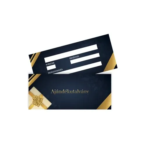 Ajándékutalvány - sötétkék színű - 