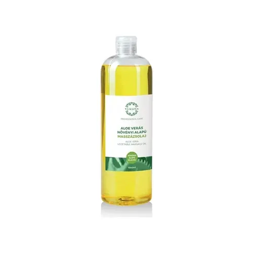 Aloe Verás növényi alapú masszázsolaj - 1000ml - színezék-, parabén- és paraffin mentes