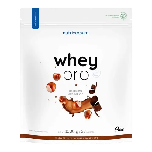 Whey PRO - 1000 g - mogyorós-csokoládé - Nutriversum - 